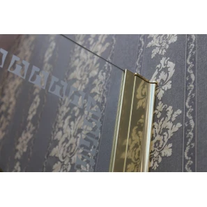 Изображение товара душевая дверь распашная cezares royal palace 175 см прозрачное с матовым узором royal palace-a-b-13-90+60/30-cp-g