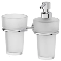 Держатель с дозатором и стаканом  FBS Nostalgy NOS 008