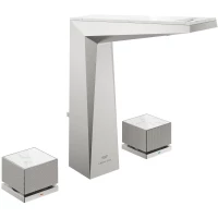 Смеситель для раковины Grohe Allure Brilliant 20671DC0 с донным клапаном, суперсталь