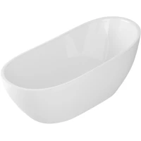 Акриловая ванна Grossman GR-1401 170x80 см, отдельностоящая, белый глянец