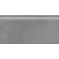 Ступень Kerama Marazzi Мирабо серый обрезной 30x60 DD253600R\GR 