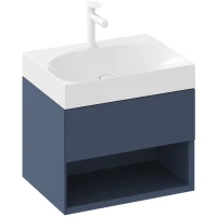 Тумба под раковину Ravak Lite X000001857 60 см, подвесная, синий матовый