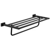 Полка для полотенец Belz  B90324 62 см, черный матовый