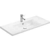 Раковина Misty Soft 13090-KL 89,5x45,5 см, накладная, подвесная, белый