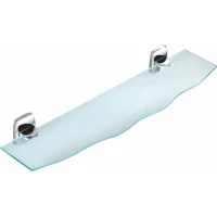 Полка стеклянная Wonzon & Woghand Porto WW-1701 52 см, хром