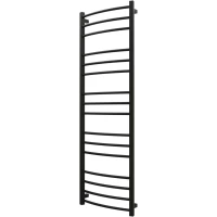 Полотенцесушитель электрический Grota Eco Calma 4650186710185 1500x480, ТЭН левый/правый, черный матовый