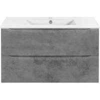 Тумба под раковину Vincea Mia Slim VMC-2MC900S1BT 90,1 см, подвесная, бетон