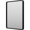 Зеркало Brevita Mercury MER-Rett6-060/80-black 60x80 см, с LED-подсветкой, сенсорным выключателем, черный матовый - 3