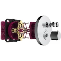 Термостат для ванны AQUAme AQM8802CR встраиваемый, хром