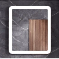 Зеркало Art&Max Latina AM-Lat-650-800-DS-F 65x80 см, с LED-подсветкой, сенсорным выключателем, диммером