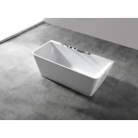 Акриловая ванна Abber AB9298 170x80 см, отдельностоящая, белый