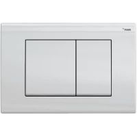 Кнопка смыва Рехау Nova Quad 001 19102011001 для инсталляции, белый глянец 