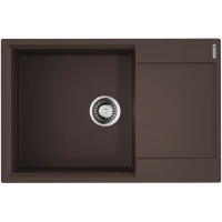 Кухонная мойка Artgranit Omoikiri Daisen 78-LB-DC темный шоколад 4993691