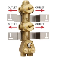 Скрытая часть на 2-4 потребителя Bossini Z030270000