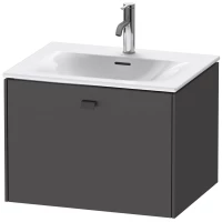Тумба графит матовый 62 см Duravit Brioso BR421004949