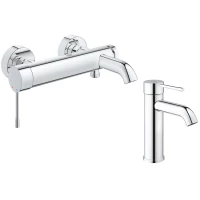 Комплект смесителей Grohe Essence New 33624001 + 23590001