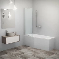 Шторка для ванны Roltechnik PXV1/750 453-7500000-00-02 прозрачное