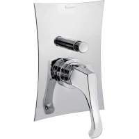 Смеситель для ванны Emmevi Ares 76019/CRS встраиваемый, матовый хром