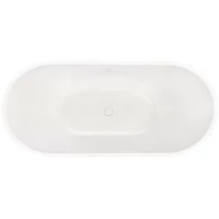 Акриловая ванна Royal Bath Wave RB610102WT 180x80 см, отдельностоящая, белый