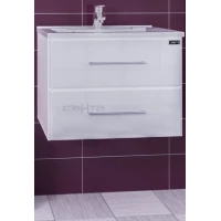 Тумба белый глянец 63,8 см Санта Омега 207023л