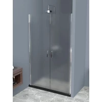 Душевая дверь 120 см BelBagno UNO-B-2-120-P-Cr текстурное стекло