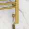 Полотенцесушитель электрический 1000x300 золотой МЭМ правый, перемычка прямая Сунержа Богема 3.0 03-5805-1030 - 3