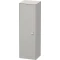 Пенал подвесной бетонно-серый матовый L Duravit Brioso BR1310L1007 - 1