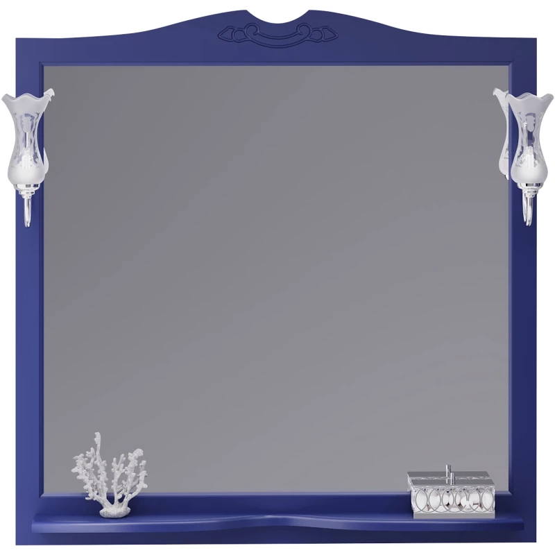 Зеркало 101х102,6 см сапфир Opadiris Валери 00-00007038 с выключателем