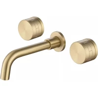 Смеситель для раковины Feramolli Amos GL658 встраиваемый, золотой матовый