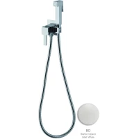 Гигиенический душ Emmevi 176/BIO со смесителем, белый матовый