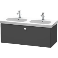 Тумба графит матовый 117 см Duravit Brioso BR404801049