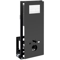 Инсталляция для унитаза WasserKRAFT Glan 66 66TLT.010.ME.BL.WM04 с кнопкой смыва, белый матовый