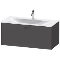 Тумба графит матовый 102 см Duravit Brioso BR421304949