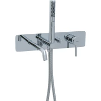 Смеситель для ванны Allen Brau Priority 5.31A05-00 встраиваемый, с душевым гарнитуром, хром