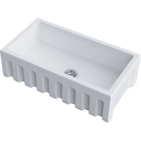 Кухонная мойка Omoikiri Natceramic Mikura 83-WH 4997080 84x46 см, белый