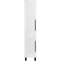 Пенал Misty Модерн П-Мод05035-011Л напольный L, с бельевой корзиной, белый матовый