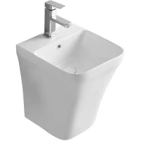 Раковина CeramaLux 500P 36,5x40 см, подвесная, белый