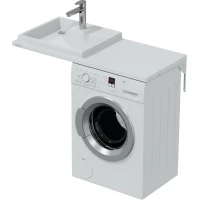 Раковина Санта Юпитер 900131 110x50 см L, над стиральной машиной, белый