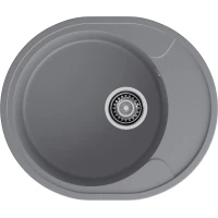 Кухонная мойка GranFest Urban 857L 57x48 см, темно-серый