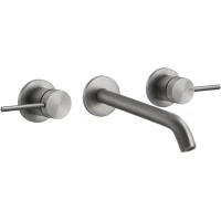 Смеситель для раковины Gessi Gessi316 54294#239 встраиваемый, без донного клапана, нержавеющая сталь