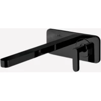 Смеситель для раковины Webert Living LV832506560 встраиваемый, без донного клапана, черный матовый