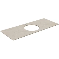 Столешница 117 см бежевый матовый для накладных раковин Kerama Marazzi Plaza Modern Про Лаймстоун PL5.DD590500R\120