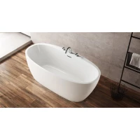 Акриловая ванна BelBagno BB404-1500-800 150x80 см, отдельностоящая, белый