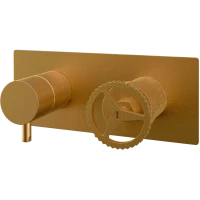 Смеситель для ванны Remer Chrono CH93ZBG встраиваемый, золотой матовый