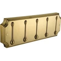 Планка с крючками Elghansa Hermitage HRM-690-BRONZE для ванны, бронза