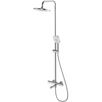 Душевая система Rush ST4235-70 250 мм, с термостатом, хром
