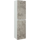 Изображение товара пенал подвесной серый бетон/белый l/r runo манхэттен 00-00001020