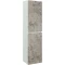 Пенал подвесной серый бетон/белый L/R Runo Манхэттен 00-00001020 - 1