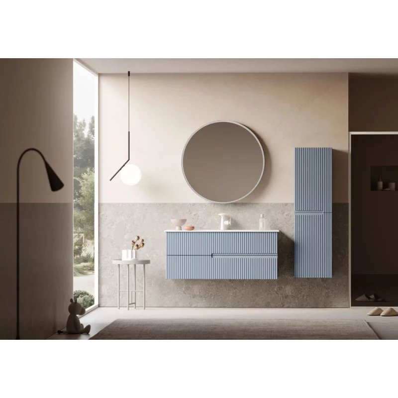 Зеркало 75x75 см голубой матовый ORKA Moonlight 3001335 Зеркало 75x75 см голубой матовый ORKA Moonlight 3001335
