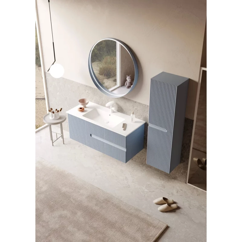 Зеркало 75x75 см голубой матовый ORKA Moonlight 3001335 Зеркало 75x75 см голубой матовый ORKA Moonlight 3001335